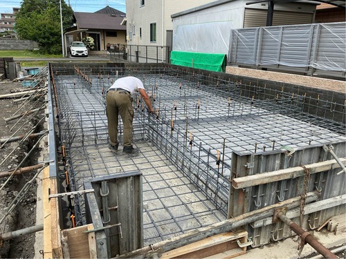 葵区上足洗1丁目（基礎配筋工事）( *´艸｀) イメージ