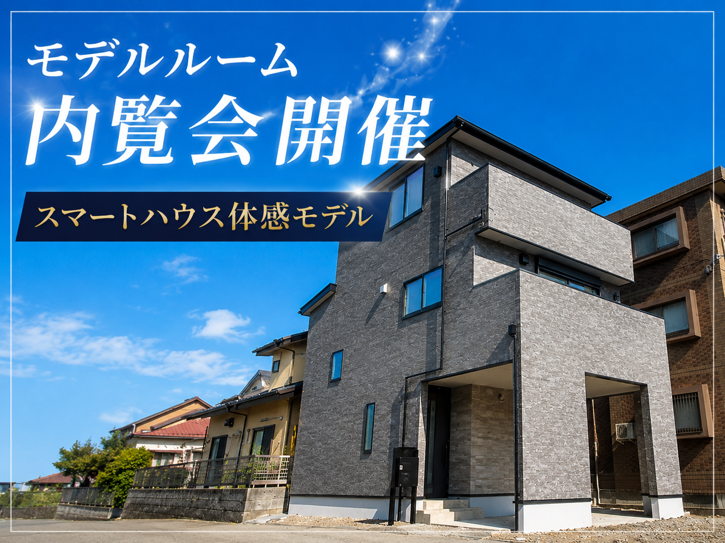 8月29(土)～30日(日)ご予約不要≪前島1期≫モデルルーム内覧会イメージ