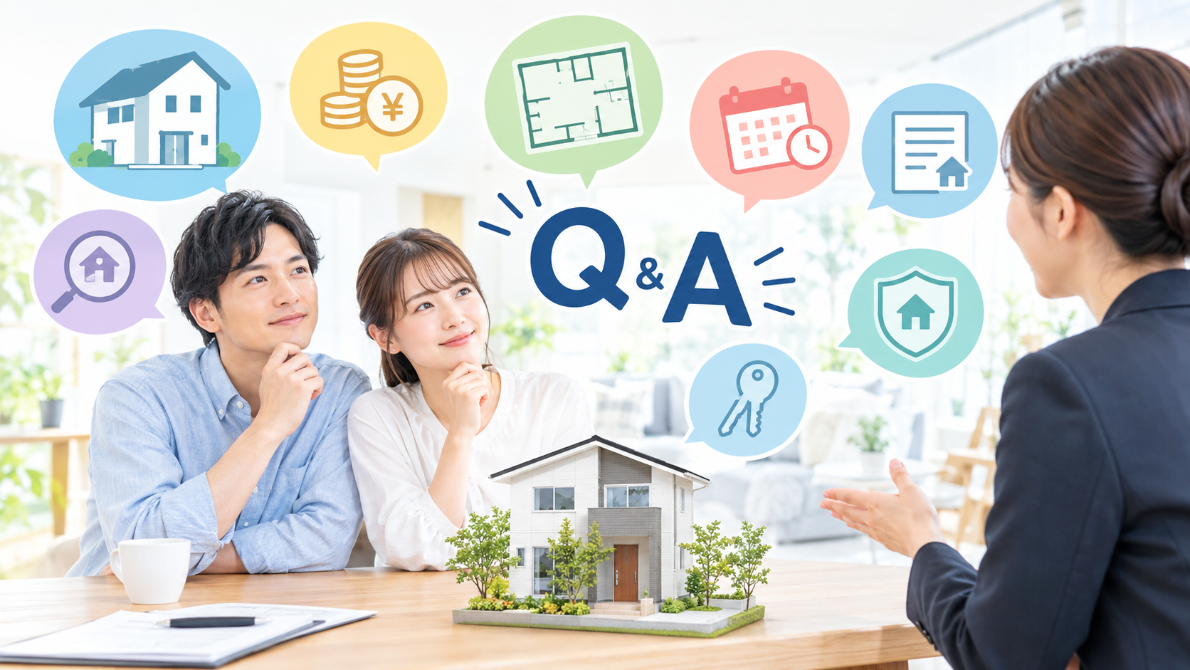 建売住宅購入のよくある質問Q&A イメージ